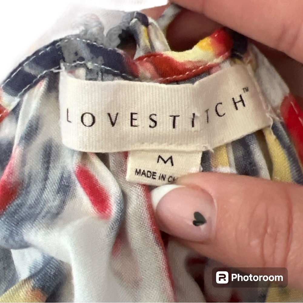 EUC Lovestitch macrame race back sundress size Medium - Picture 4 of 4